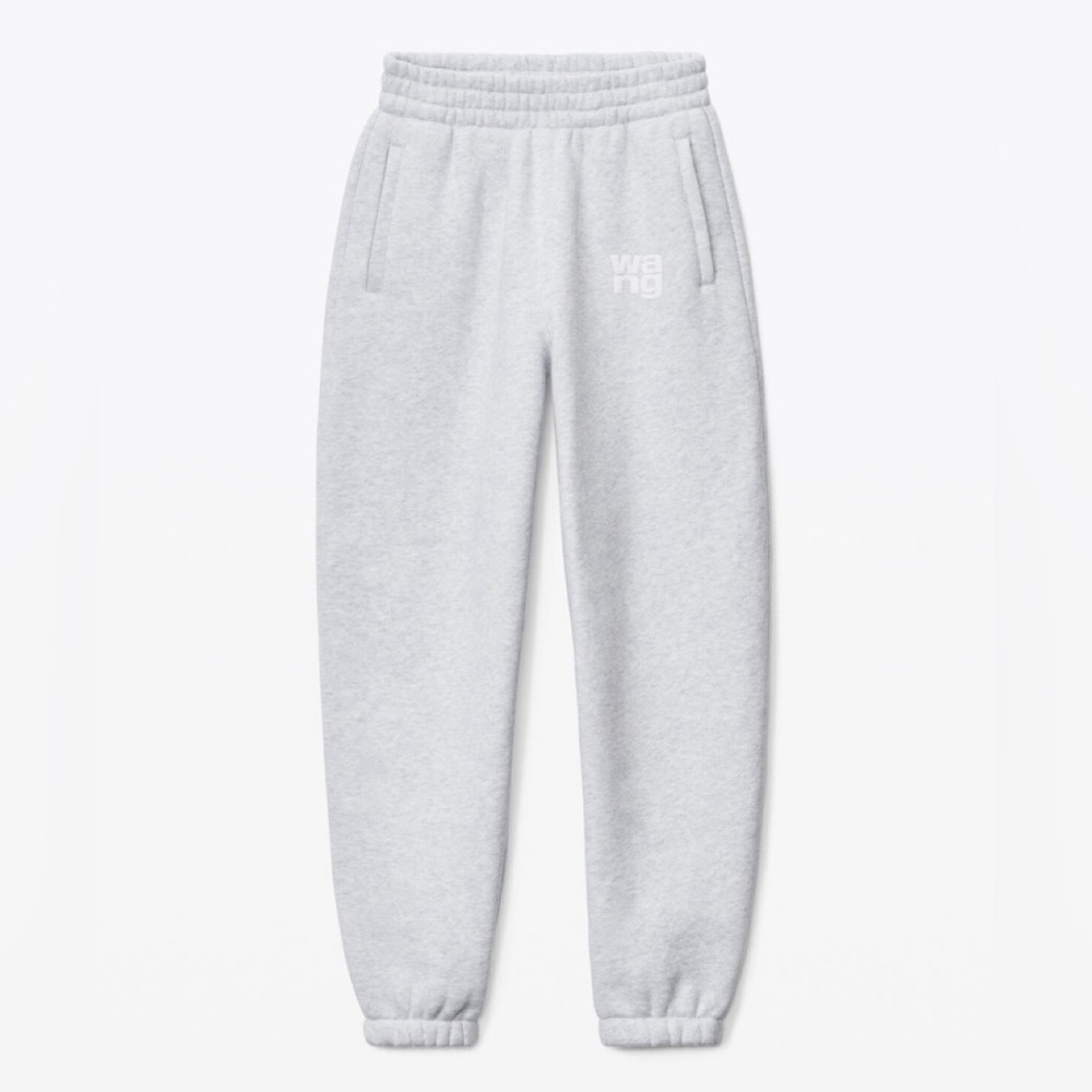 ALEXANDER WANG Foundation Terry Classic Sweatpants Grey Size M NWOT